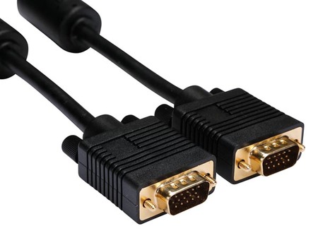 Image principale du produit Cable VGA mâle vers VGA mâle noir 20m
