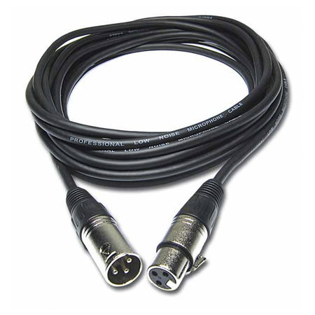 Image principale du produit Câble audio micro Hilec XLR mâle vers femelle 3m