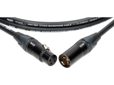 Image nº3 du produit M5 Klotz - Câble XLR studio suprême double blindage connectique neutrik 10m