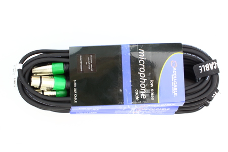 Image principale du produit Câble XLR 3 male vers XLR 3 Femelle 5 m