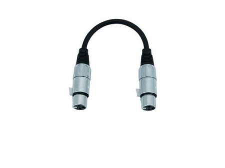 Image principale du produit cable adaptateur XLR 3 broches femelle - femelle