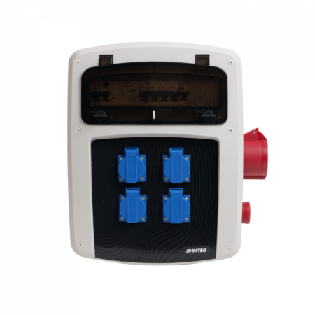 Image secondaire du produit Coffret de chantier 4 prises P+N+T 16A + 1 prise 3P+N+T 32A 400V