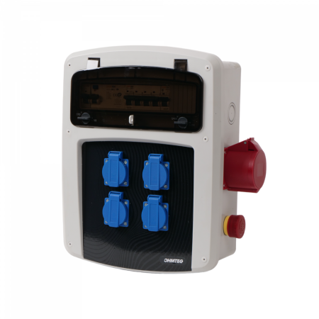 Image nº4 du produit Coffret de chantier 4 prises P+N+T 16A + 1 prise 3P+N+T 32A 400V