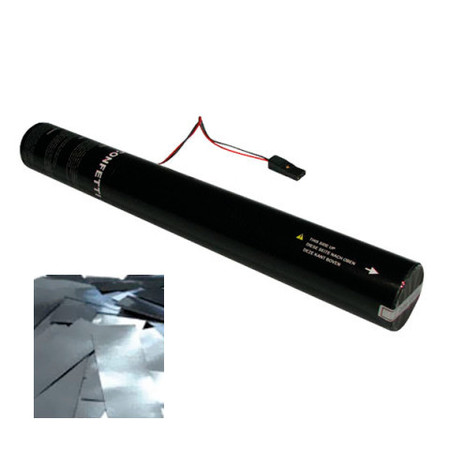 Image principale du produit recharge électrique à confettis pour FXShot 40cm argent métallisé