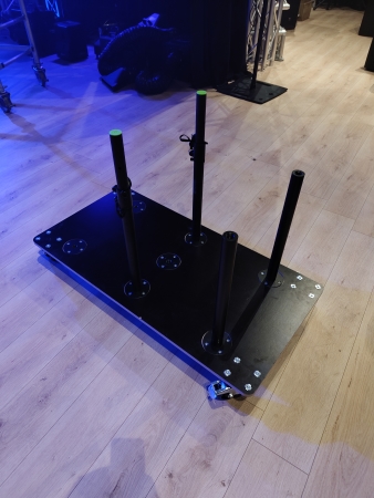 Image nº8 du produit Chariot de rangement sur roulettes 120 x 60 pour écrans TV