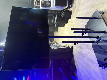Image nº10 du produit Chariot de rangement sur roulettes 120 x 60 pour écrans TV