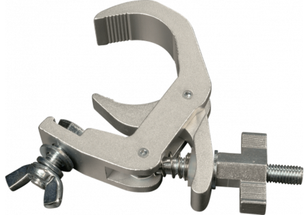 Image principale du produit Clamp gris alu CMU 100kG pour tube 50mm adpatable 42 à 60mm