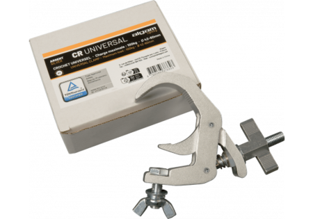 Image nº3 du produit Clamp gris alu CMU 100kG pour tube 50mm adpatable 42 à 60mm