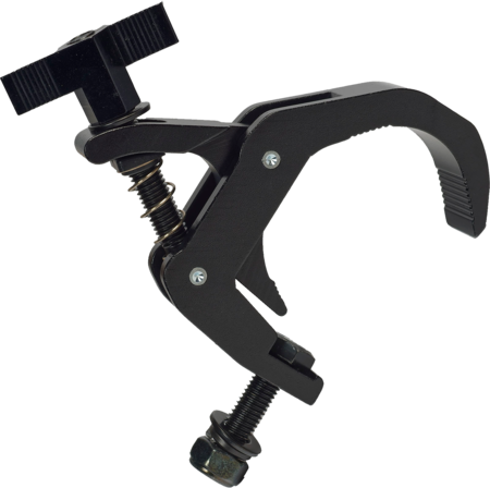 Image principale du produit Clamp noir alu CMU 100kG pour tube 50mm adpatable 42 à 60mm
