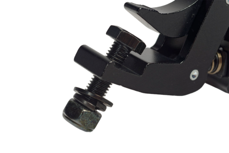 Image secondaire du produit Clamp noir alu CMU 100kG pour tube 50mm adpatable 42 à 60mm