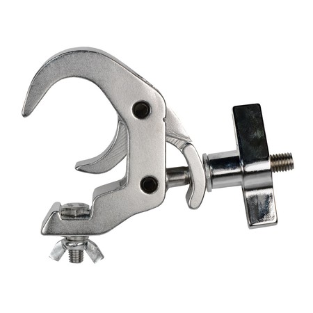 Image principale du produit Crochet clamp 250 kg chromé pour tube 50mm fixation rapide