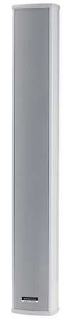 Image principale du produit CLS880 Audiophony Enceinte colonne 8x2.5 pouces ligne 100V 40-80W IP44 Blanche