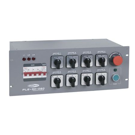 Image principale du produit PLE-30-080 Showgear Commande moteur rackable 8 palans