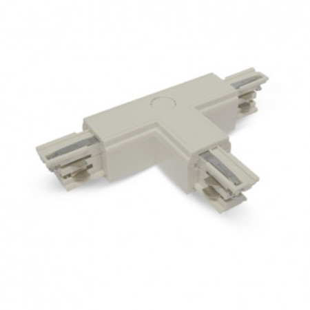 Image principale du produit Connecteur Triphase Forme T Circuit Intérieur Gauche Blanc