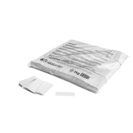 Image principale du produit Confettis rectangulaires 55X17 blanc Sac de 1Kg