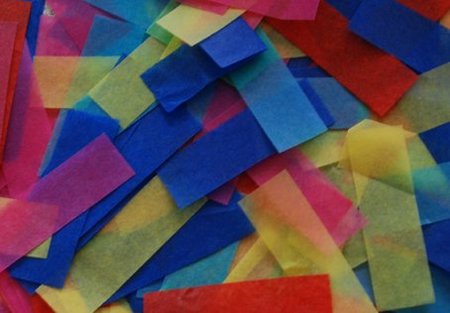 Image principale du produit Confettis rectangles multicolores 50 X 16mm 1kg