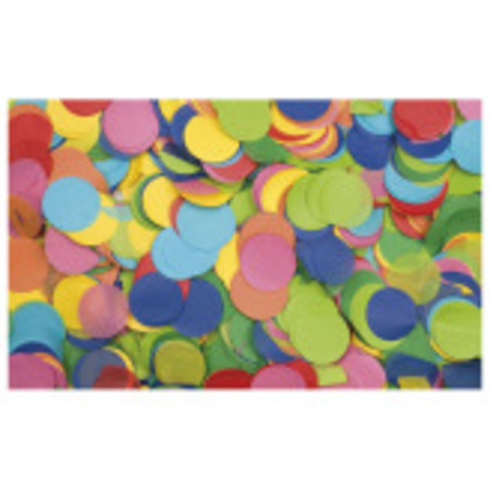 Image principale du produit Confettis ronds multicolores ronds 55mm sac de 1Kg
