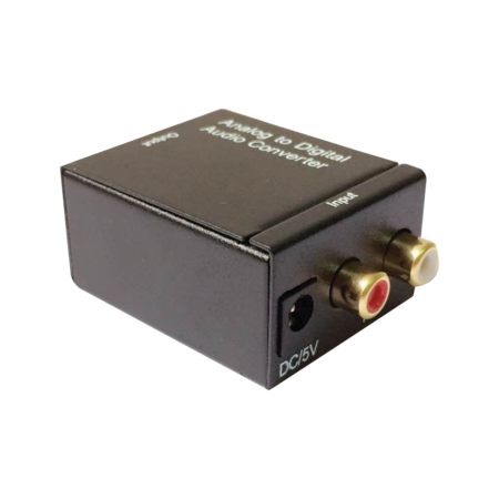 Image principale du produit Convertisseur analogique numérique audio studio coaxial ou Toslink adat Spdif