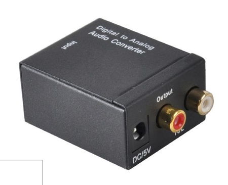 Image principale du produit Convertisseur audio numérique analogique power studio CONVER DIGI ANA V1 coax et Toslink adat Spdif
