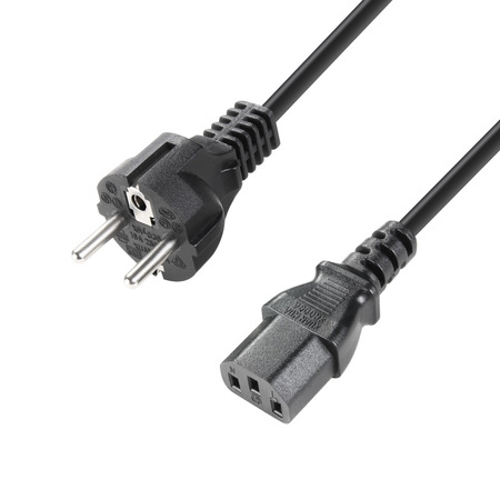 Image principale du produit Cordon secteur 3X1mm2 shucko IEC femelle 3m noir