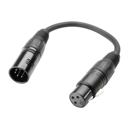 Image principale du produit cordon adaptateur DMX512 XLR 5 male vers XLR 3 Femelle