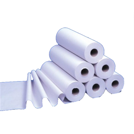 Image principale du produit Coton gratté 140g/m² M1 bLANC largeur 2.60m rouleau de 50m