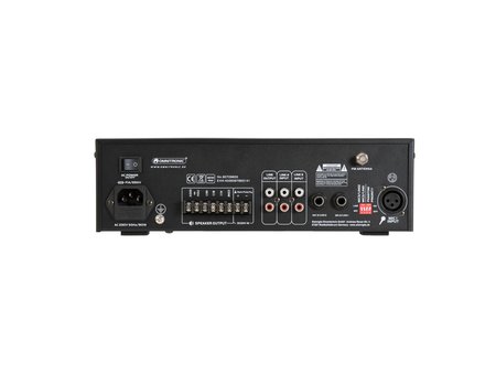 Image secondaire du produit Amplificateur PA 40W ligne 100V avec lecteur MP3, FM & Bluetooth intégré