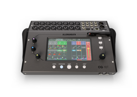 Image nº3 du produit CQ-18T Allen & Heath - Console de mixage numérique 18 canaux écran tactile 7''