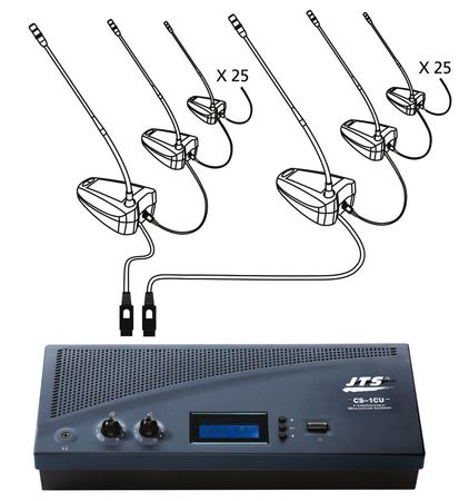 Image nº3 du produit Centrale JTS CS-1CU pour système de conférence 50 poste maximum