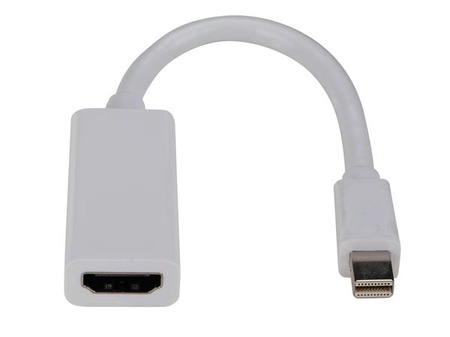 Image principale du produit Adaptateur mini displayport male vers HDMI femelle