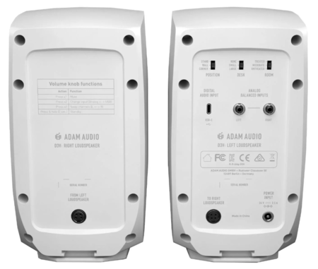Image secondaire du produit D3V Adam Audio - kit d'enceintes monitoring de bureau 3.5''