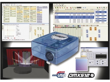 Image principale du produit Interface usb et Logiciel de controle DMX DASLIGHT M128