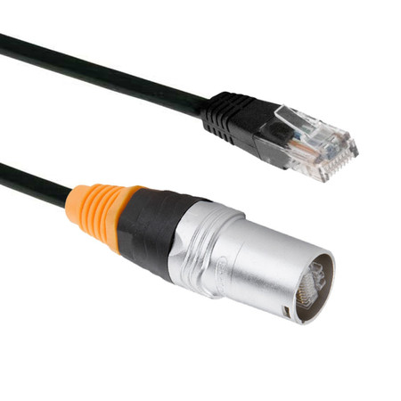 Image principale du produit Cable RJ45 vers data IP65 pour écran ADJ 10m