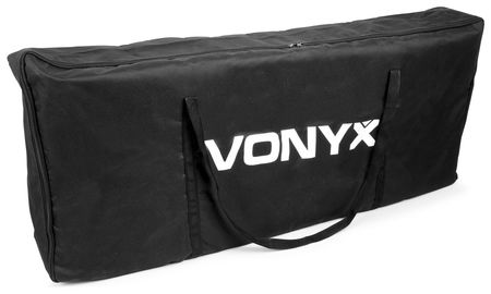 Image nº3 du produit DB4-PRO Vonyx Stand DJ repliable 4 faces blanc noir