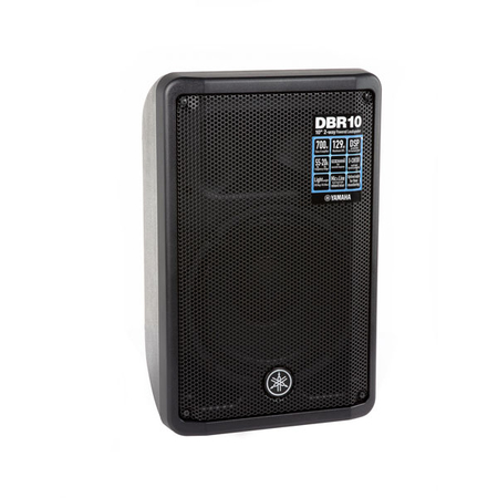 Image principale du produit DBR10 Yamaha Enceinte amplifiée 10'' + 1'' 700W 129dB