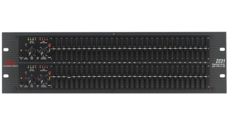 Image principale du produit Egaliseur graphique 2 x 31 bandes dBx 2231