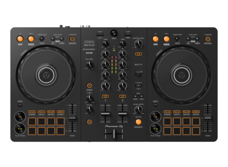 Image principale du produit Contrôleur DJ 2 voies Serato et Rekordbox DDJ-FLX4 Pioneer DJ