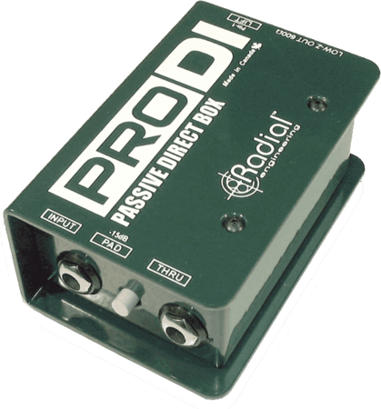 Image principale du produit PRO D.I. passive Radial engineering, boitier de direct