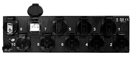 Image secondaire du produit Dispatch avec prises 10 inter + 10 fusibles + 10 boutons flash