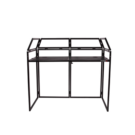 Image secondaire du produit DJ BOOTH 500 Yourban DJ - Stand DJ pliable avec lycra noir et blanc et housse