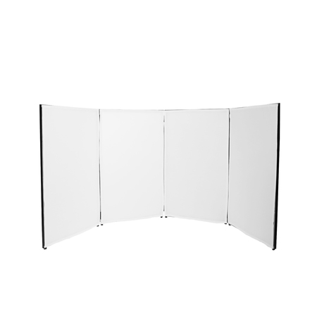 Image nº5 du produit DJ PANEL 120 BL Yourban DJ - Devant de scène 4 panneaux acier noir avec lycras noir et blanc + housse