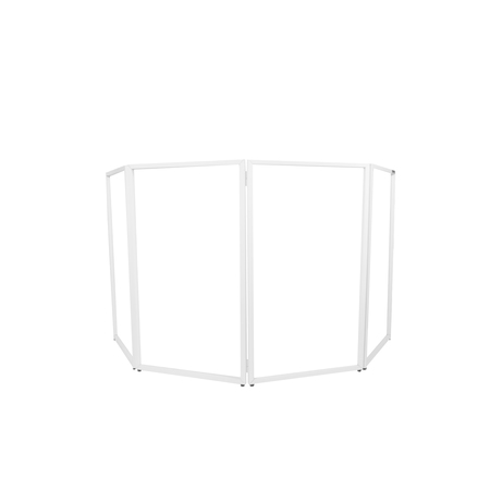 Image nº7 du produit DJ PANEL 120 WH Yourban DJ - Devant de scène 4 panneaux acier blanc avec lycras noir et blanc + housse