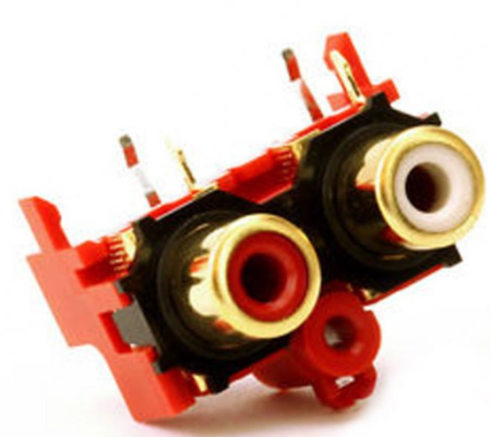 Image principale du produit Connecteur embase RCA de remplacement compatible avec Pioneer CDJ 2000, CDJ 2000 NXS et DJM 900