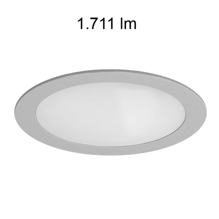 Image principale du produit Downlight led Beneito Faure chrome mat 230V 25W 120° 840