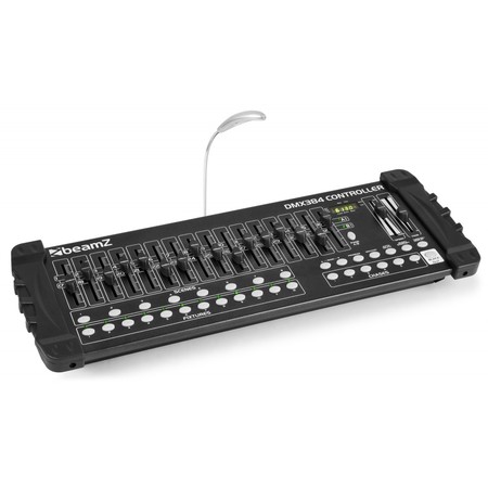 Image principale du produit Controleur DMX BEAMZ DMX 384 canaux 16 faders