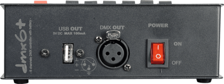 Image nº8 du produit DMX6-PLUS Algam Lighting contrôleur DMX 6 canaux autonome sur batterie