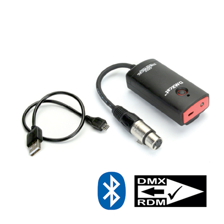 Image principale du produit DMXCAT Système de test et programmation DMX RDM sur smartphone bluetooth