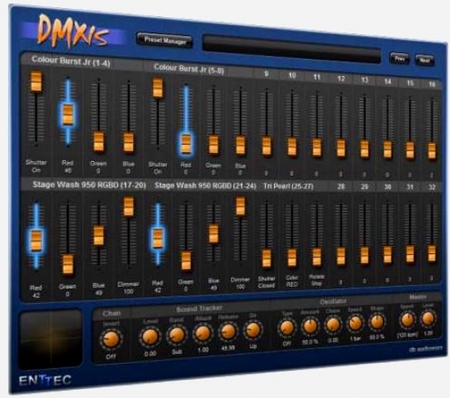 Image principale du produit Interface usb et Logiciel de controle DMX Enttec DMXIS