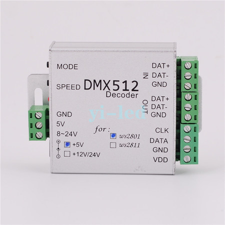 Image principale du produit CONTROLEUR dmx 12V POUR LED PIXEL WS 2811 ou 2812