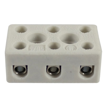 Domino porcelaine 1mm2 à 3.5mm2 3 entrées